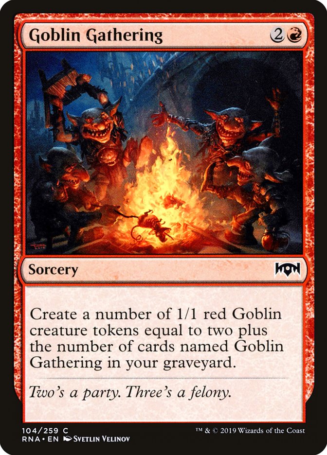 Goblin Gathering [Ravnica Allegiance] | Gamer Loot
