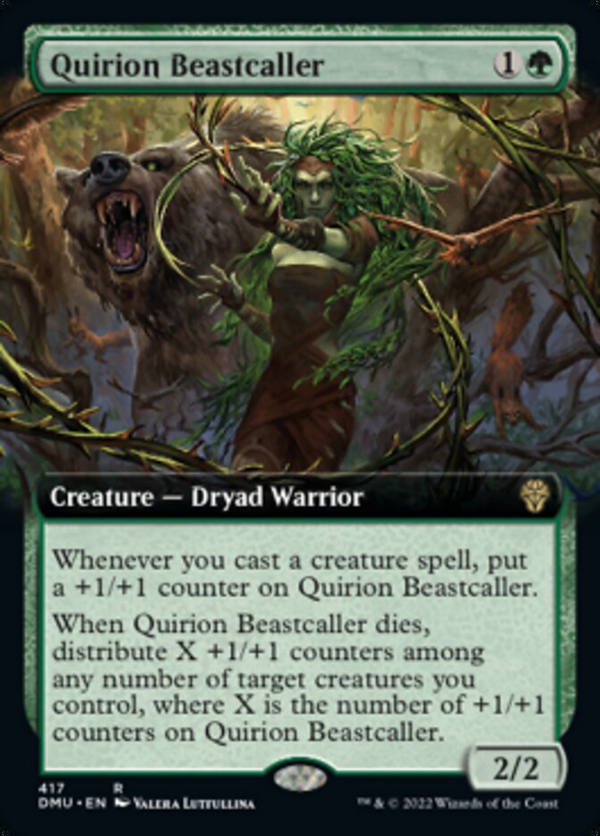 Quirion Beastcaller (Extended Art) [Dominaria United] | Gamer Loot