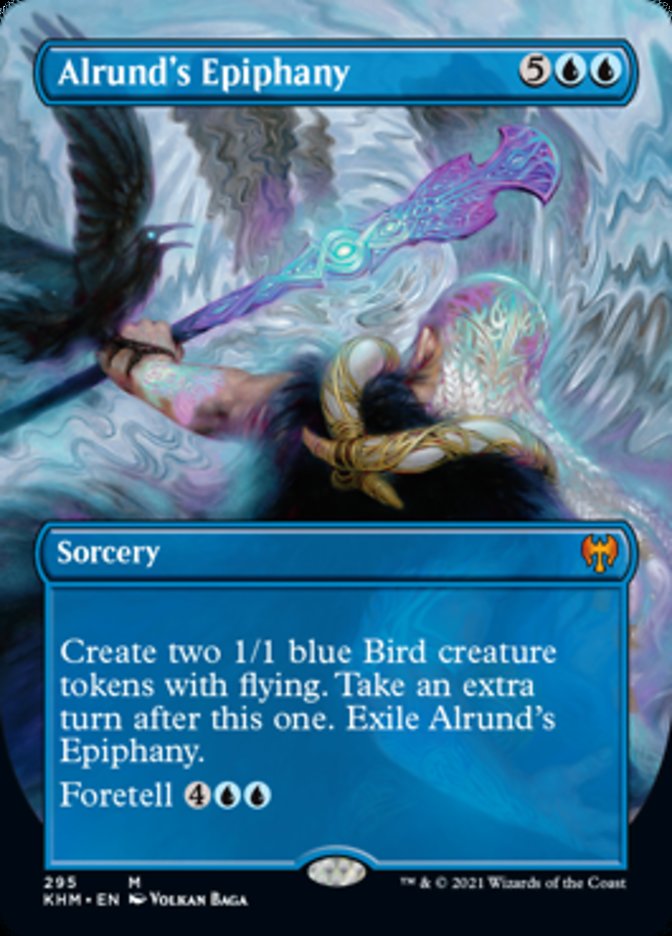 Alrund's Epiphany (Borderless Alternate Art) [Kaldheim] | Gamer Loot