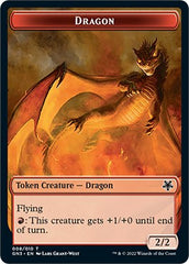 Dragon // Elf Warrior Double-Sided Token [Game Night: Free-for-All Tokens] | Gamer Loot