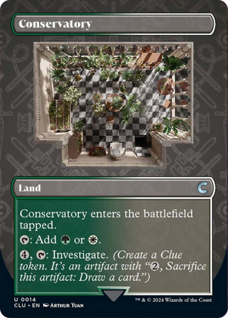 Conservatory (Borderless) [Ravnica: Clue Edition] | Gamer Loot