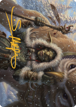 Owlbear Shepherd Art Card (Gold-Stamped Signature) [Commander Legends: Battle for Baldur's Gate Art Series] | Gamer Loot