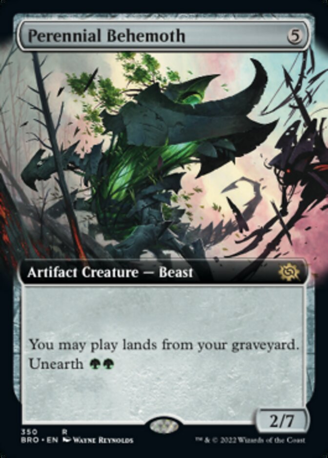 Perennial Behemoth (Extended Art) [The Brothers' War] | Gamer Loot