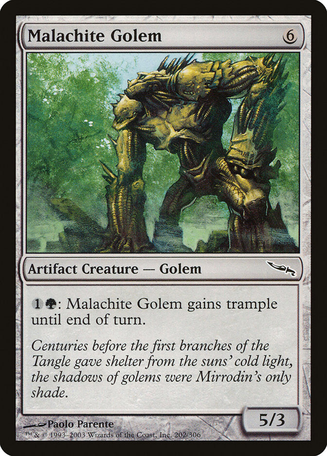 Malachite Golem [Mirrodin] | Gamer Loot