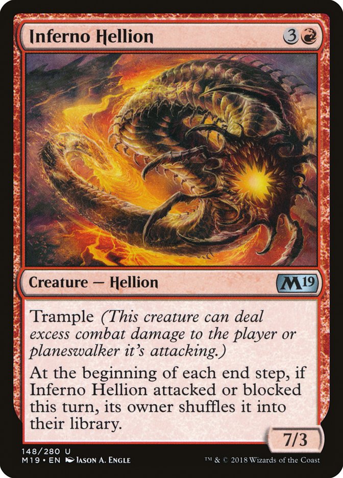 Inferno Hellion [Core Set 2019] | Gamer Loot