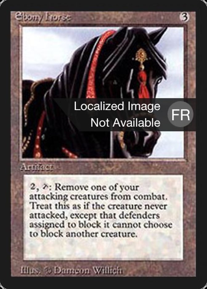 Ebony Horse [Foreign Black Border] | Gamer Loot