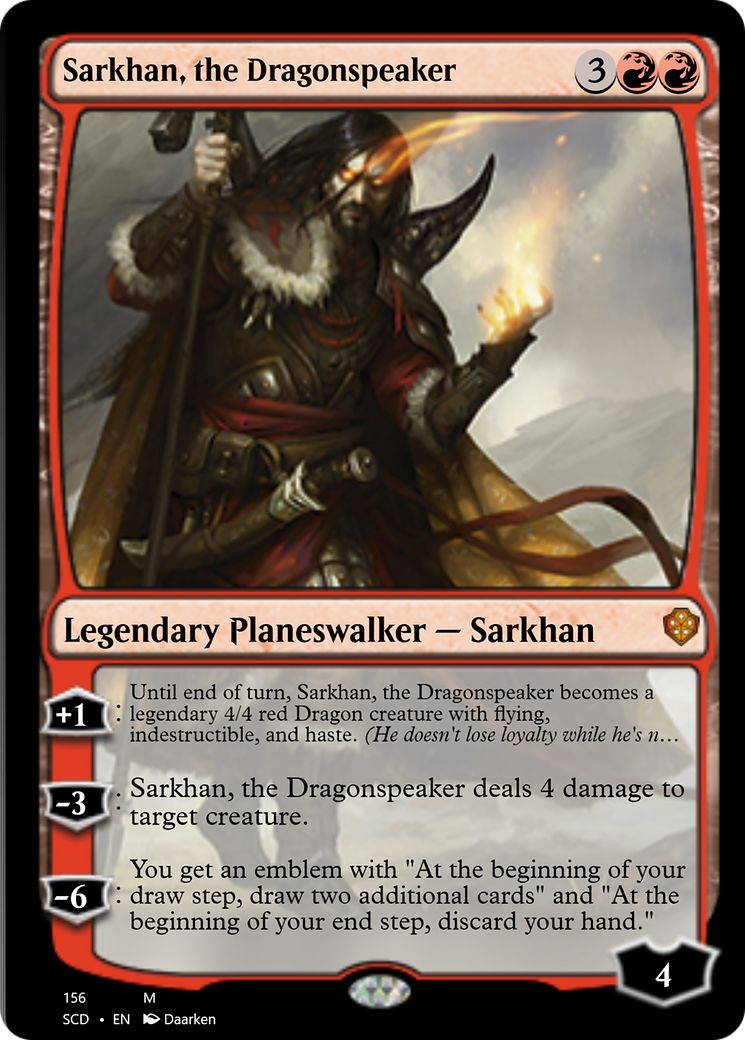 Sarkhan, the Dragonspeaker [Starter Commander Decks] | Gamer Loot