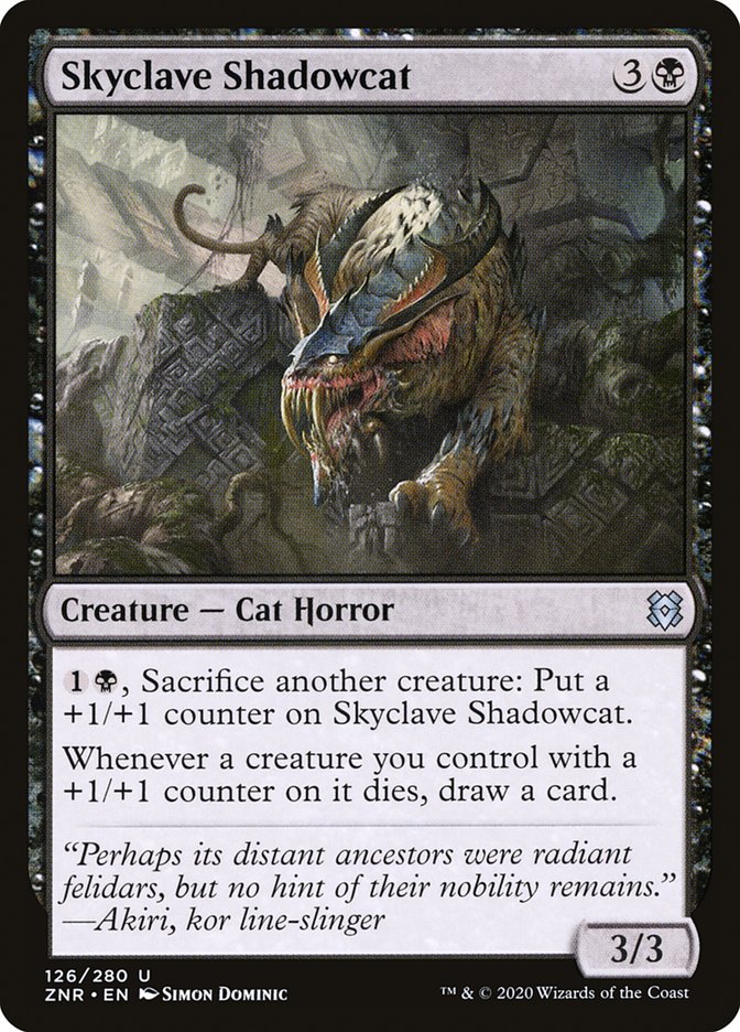 Skyclave Shadowcat [Zendikar Rising] | Gamer Loot