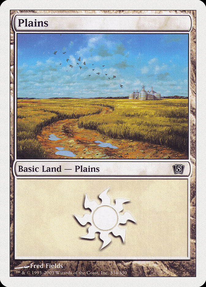 Plains (334) [Eighth Edition] | Gamer Loot