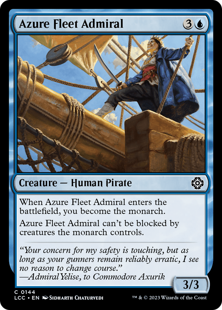 Azure Fleet Admiral [The Lost Caverns of Ixalan Commander] | Gamer Loot