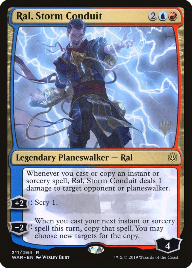 Ral, Storm Conduit (Promo Pack) [War of the Spark Promos] | Gamer Loot