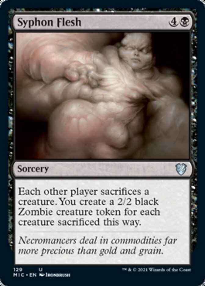 Syphon Flesh [Innistrad: Midnight Hunt Commander] | Gamer Loot