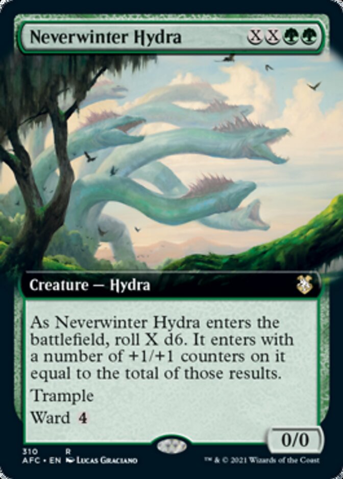Neverwinter Hydra (Extended) [Dungeons & Dragons: Adventures in the Forgotten Realms Commander] | Gamer Loot