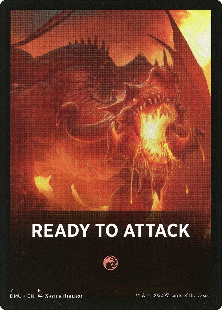 Ready to Attack Theme Card [Dominaria United Tokens] | Gamer Loot