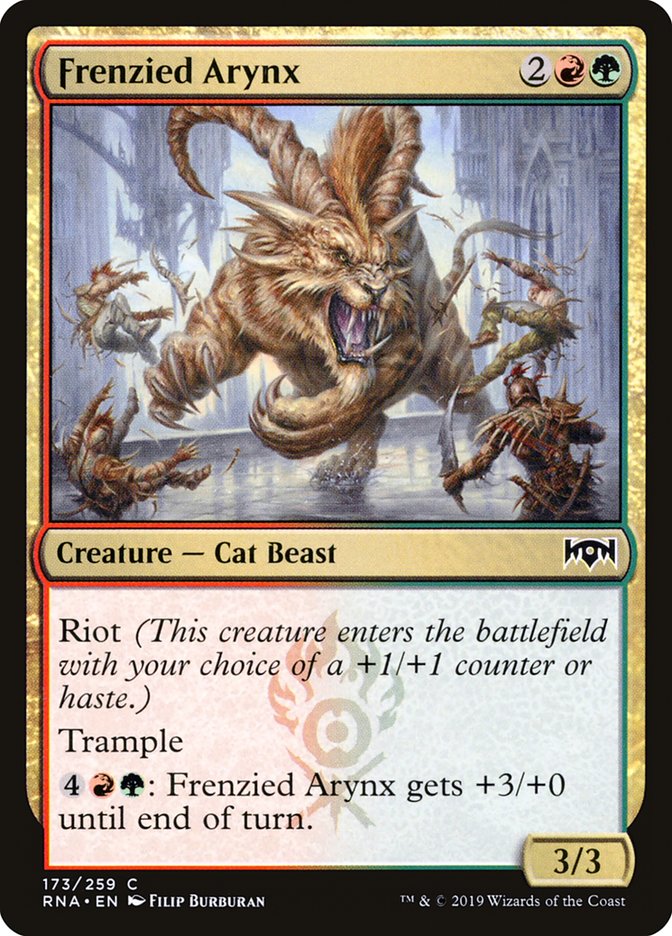 Frenzied Arynx [Ravnica Allegiance] | Gamer Loot