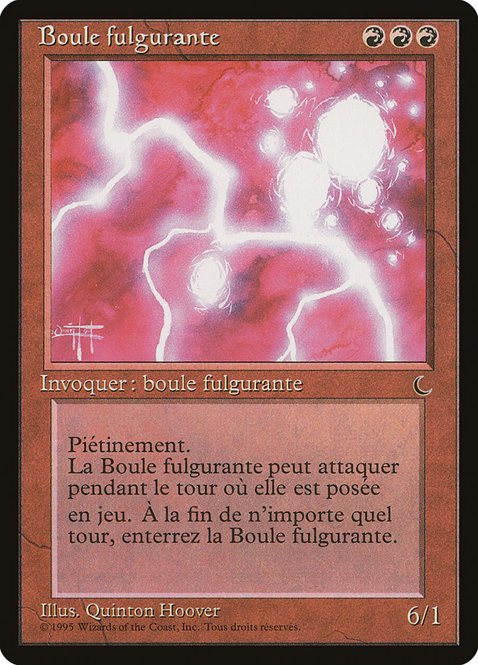 Ball Lightning (French) - "Boule fulgurante" [Renaissance] | Gamer Loot