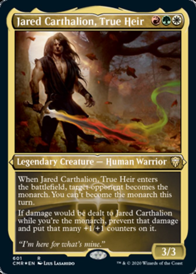 Jared Carthalion, True Heir (Etched) [Commander Legends] | Gamer Loot