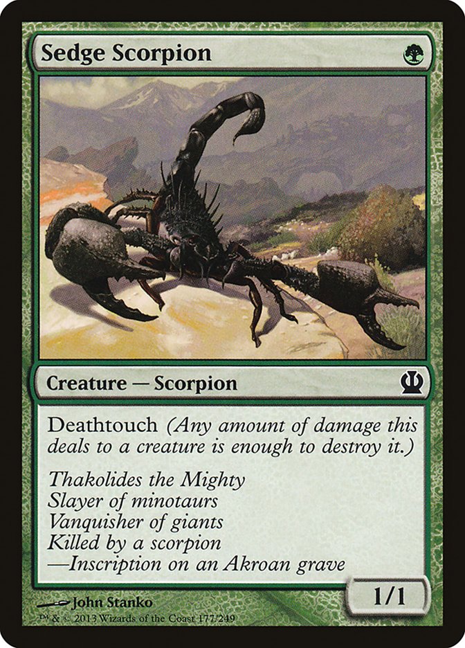Sedge Scorpion [Theros] | Gamer Loot