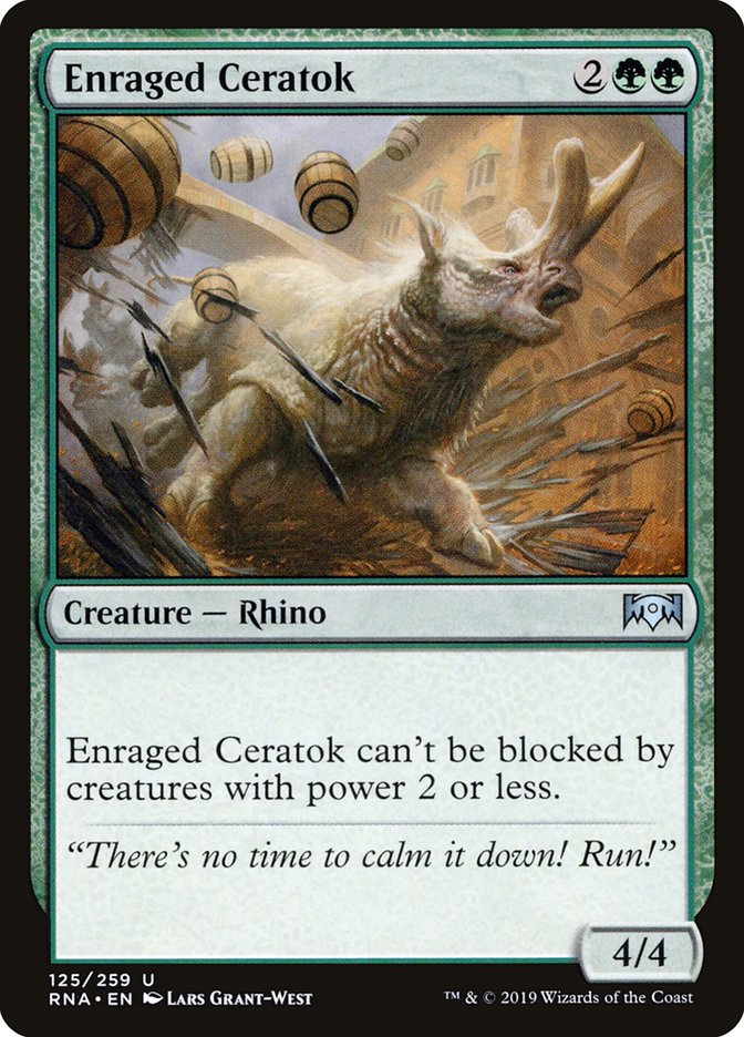 Enraged Ceratok [Ravnica Allegiance] | Gamer Loot