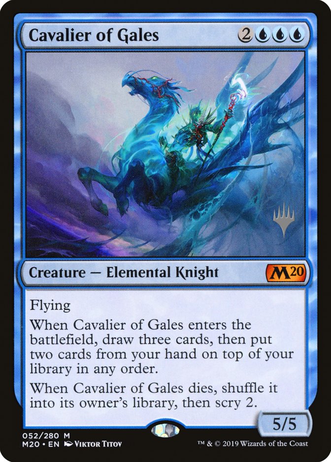 Cavalier of Gales (Promo Pack) [Core Set 2020 Promos] | Gamer Loot