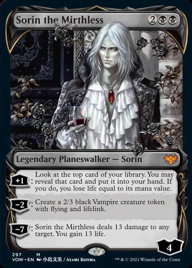 Sorin the Mirthless (Showcase Fang Frame) [Innistrad: Crimson Vow] | Gamer Loot