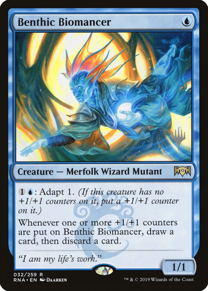 Benthic Biomancer (Promo Pack) [Ravnica Allegiance Promos] | Gamer Loot