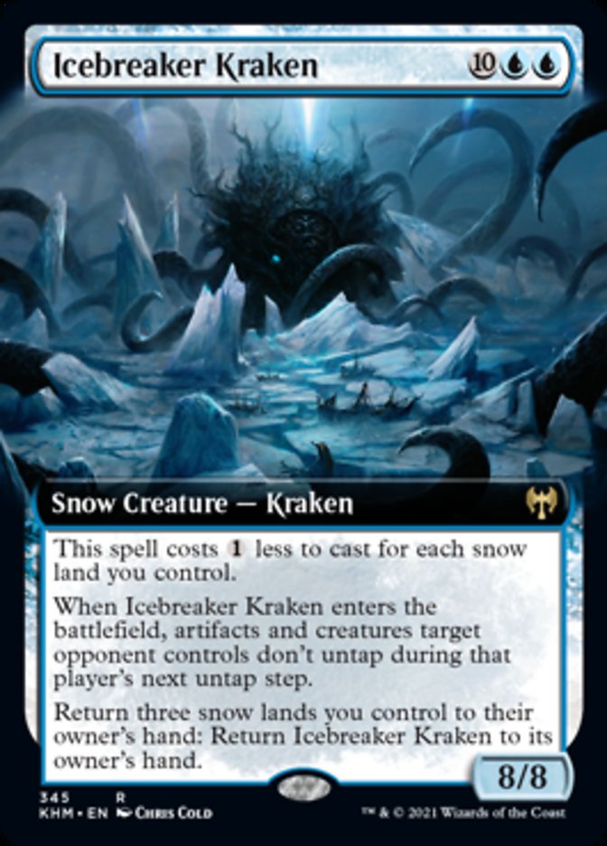 Icebreaker Kraken (Extended Art) [Kaldheim] | Gamer Loot