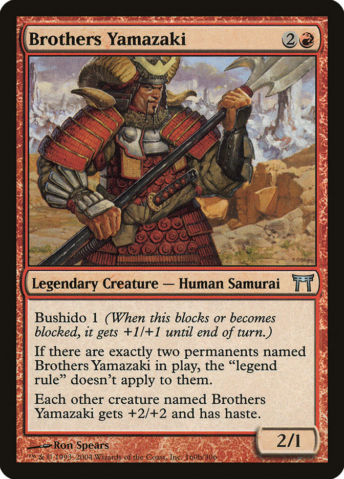 Brothers Yamazaki (160b/306) [Champions of Kamigawa] | Gamer Loot