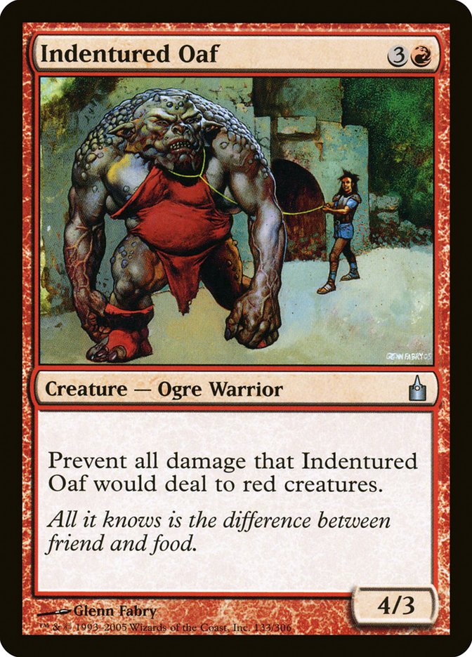 Indentured Oaf [Ravnica: City of Guilds] | Gamer Loot