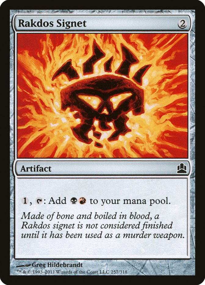 Rakdos Signet [Commander 2011] | Gamer Loot