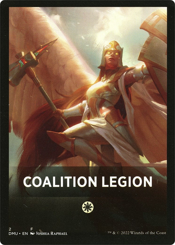 Coalition Legion Theme Card [Dominaria United Tokens] | Gamer Loot