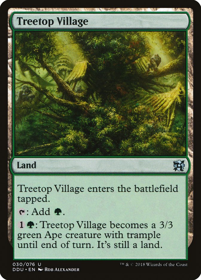 Treetop Village [Duel Decks: Elves vs. Inventors] | Gamer Loot