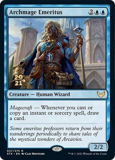 Archmage Emeritus [Strixhaven: School of Mages Prerelease Promos] | Gamer Loot