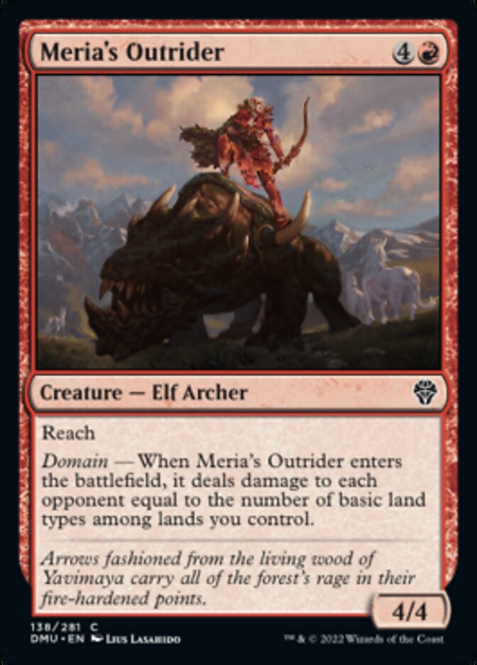 Meria's Outrider [Dominaria United] | Gamer Loot