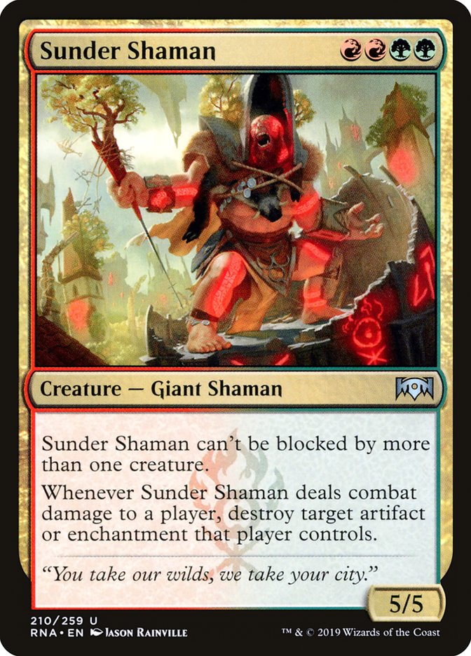 Sunder Shaman [Ravnica Allegiance] | Gamer Loot