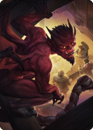 Nefarious Imp Art Card [Commander Legends: Battle for Baldur's Gate Art Series] | Gamer Loot