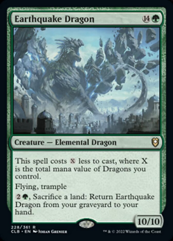 Earthquake Dragon [Commander Legends: Battle for Baldur's Gate] | Gamer Loot