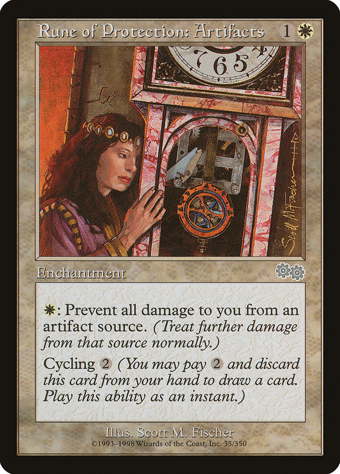 Rune of Protection: Artifacts [Urza's Saga] | Gamer Loot