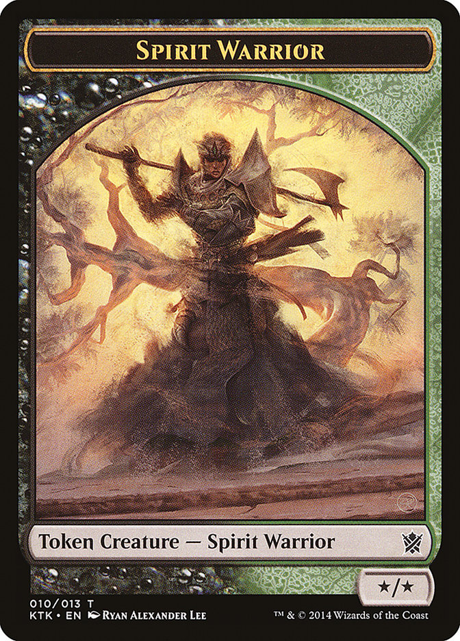 Spirit Warrior [Khans of Tarkir Tokens] | Gamer Loot