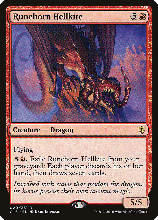 Runehorn Hellkite [Commander 2016] | Gamer Loot