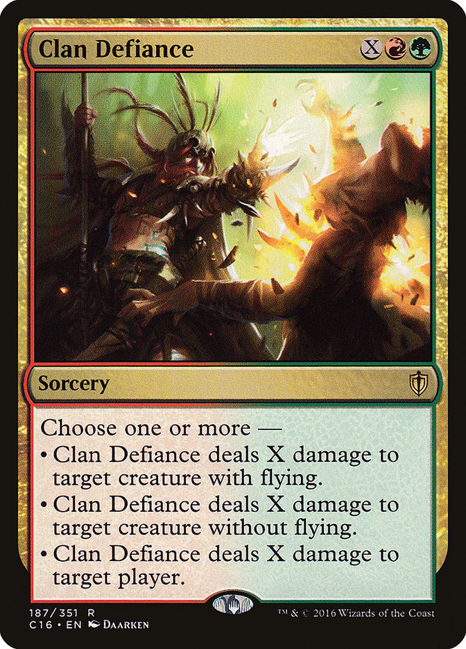 Clan Defiance [Commander 2016] | Gamer Loot