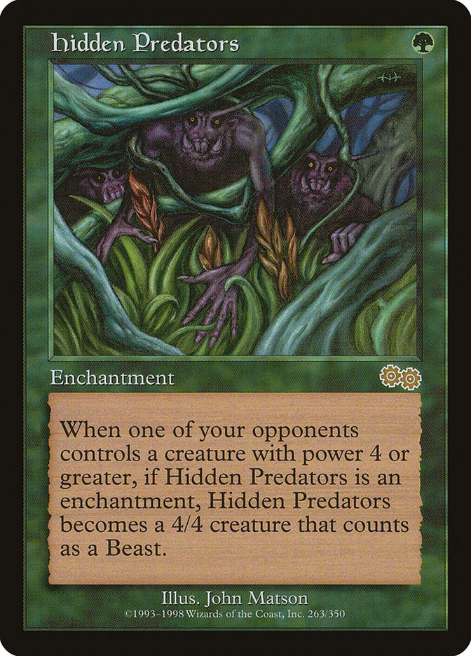 Hidden Predators [Urza's Saga] | Gamer Loot