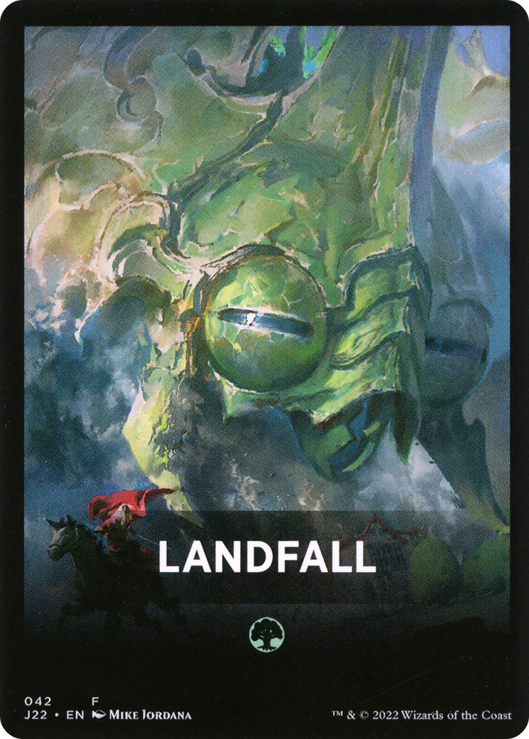 Landfall Theme Card [Jumpstart 2022 Front Cards] | Gamer Loot