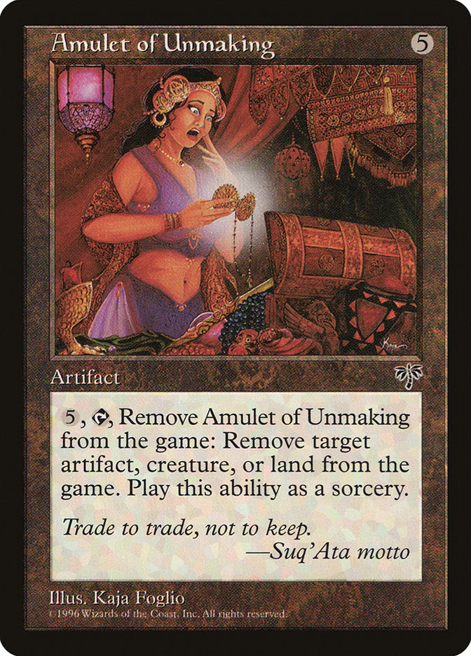 Amulet of Unmaking [Mirage] | Gamer Loot