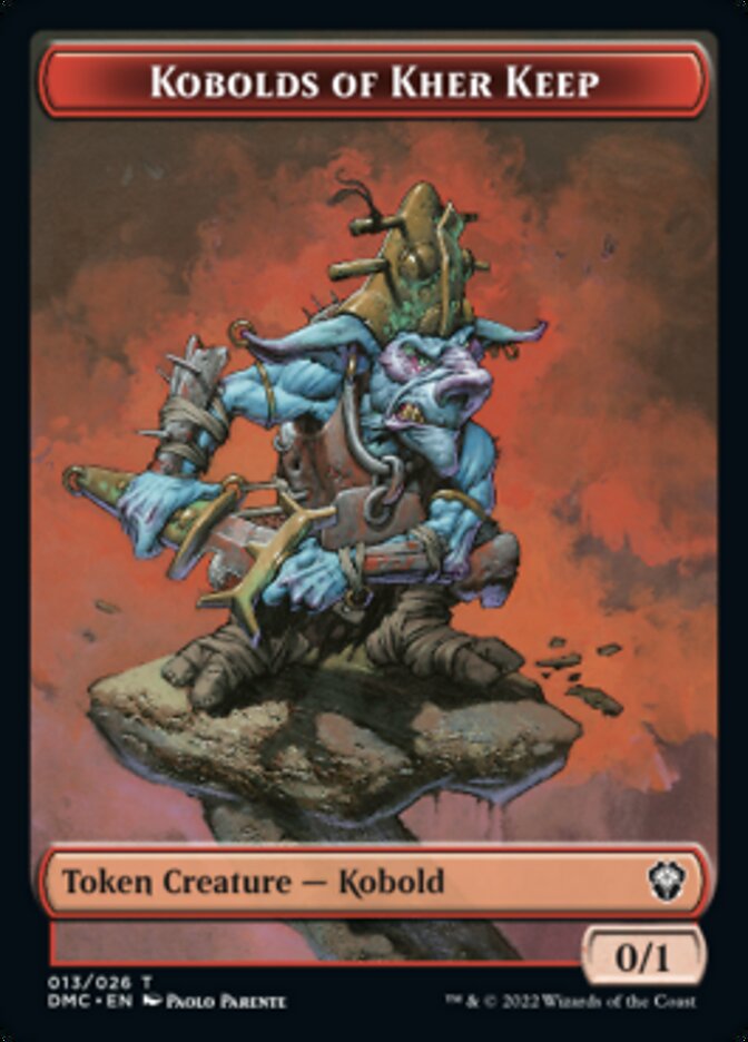 Saproling // Kobolds of Kher Keep Double-sided Token [Dominaria United Tokens] | Gamer Loot