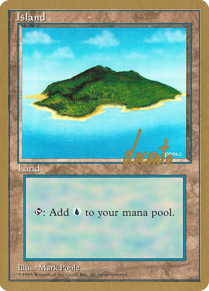 Island (ml367) (Michael Loconto) [Pro Tour Collector Set] | Gamer Loot