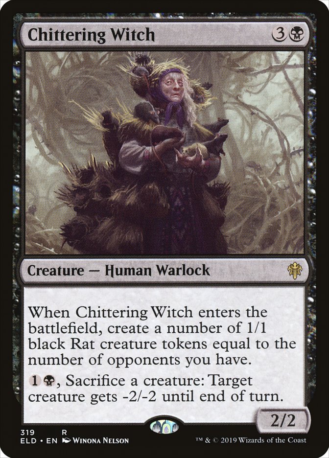 Chittering Witch [Throne of Eldraine] | Gamer Loot