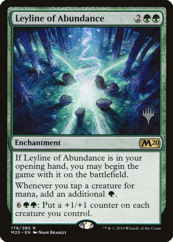 Leyline of Abundance (Promo Pack) [Core Set 2020 Promos] | Gamer Loot