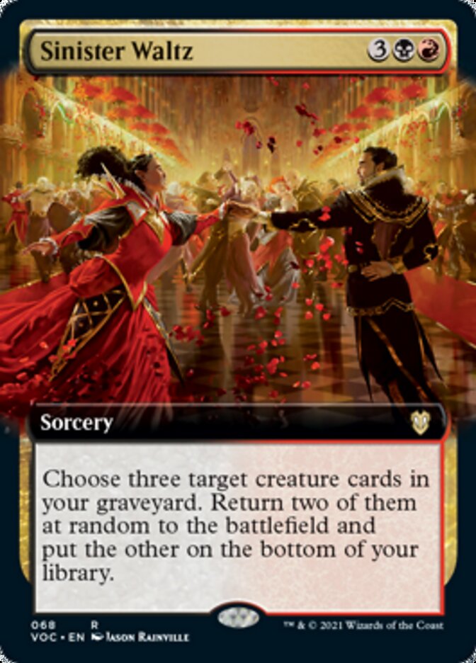 Sinister Waltz (Extended) [Innistrad: Crimson Vow Commander] | Gamer Loot