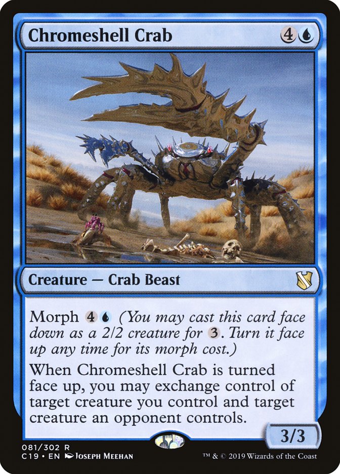 Chromeshell Crab [Commander 2019] | Gamer Loot